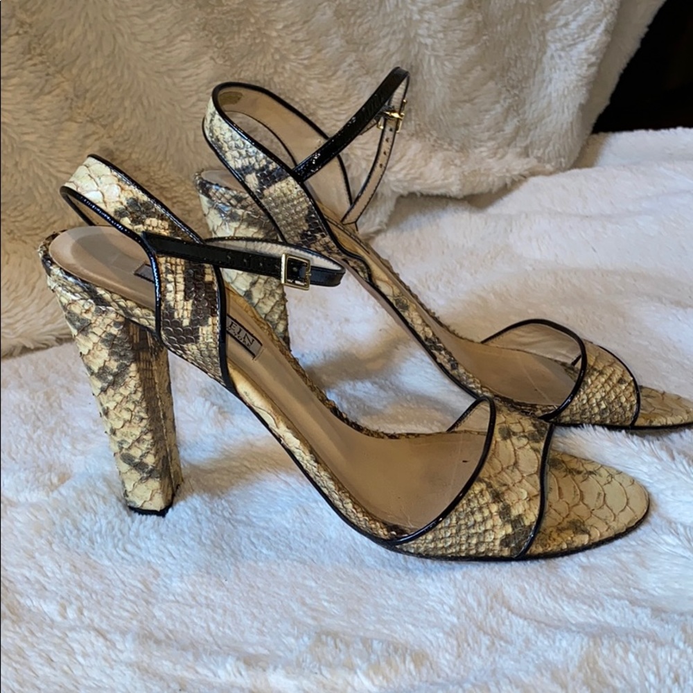 Classy Snake Skin 4 1/2” Sandals